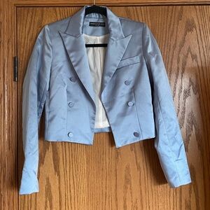 NEW Generation Love blue cropped blazer small